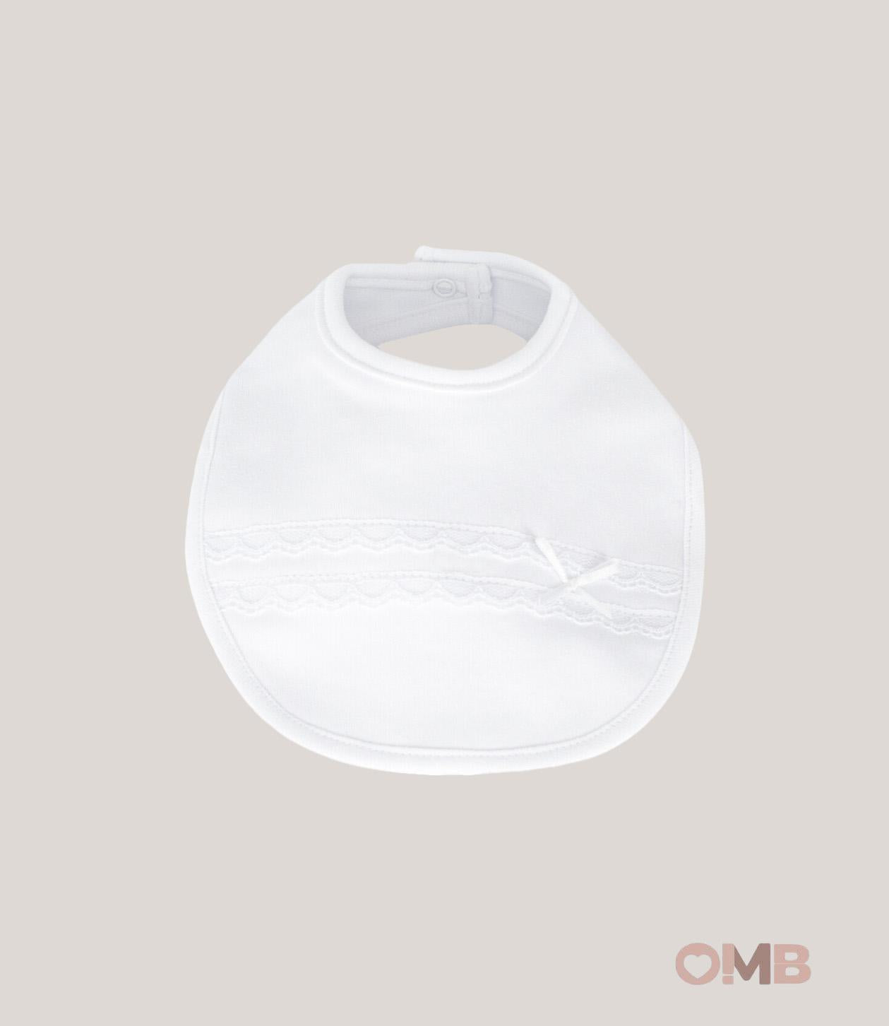 Bavaglino CALAMARO BABY neonata 74021 Bianco 74021 BIANCO CALAMARO BABY 
