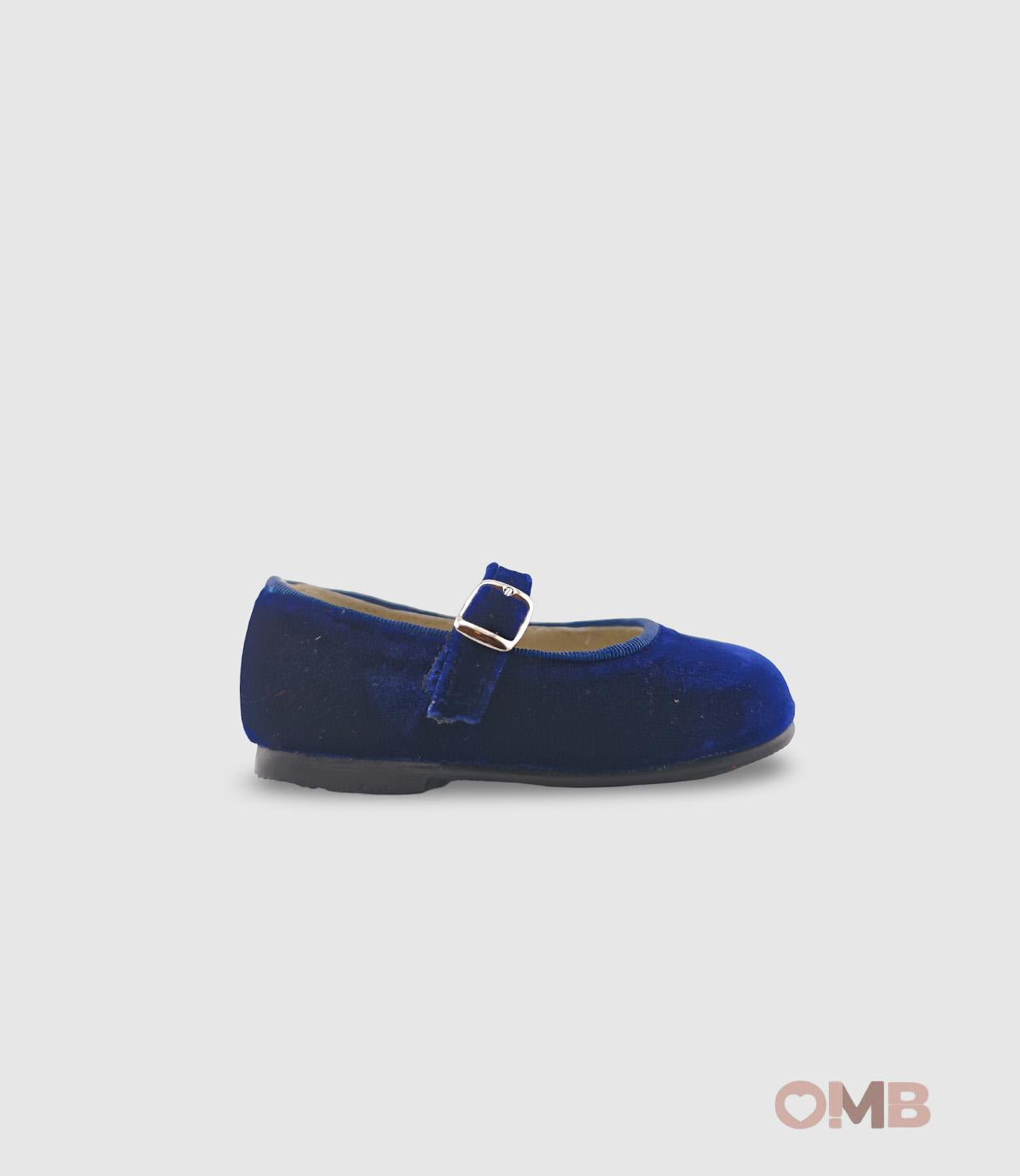 Bambolina PANYNO bambina B2601 Blu B2601 PIEL VELLUTO NAVY PANYNO 