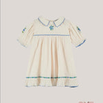 Abito EMILE ET IDA bambina AD074A Crema AD074A CREMA EMILE ET IDA 