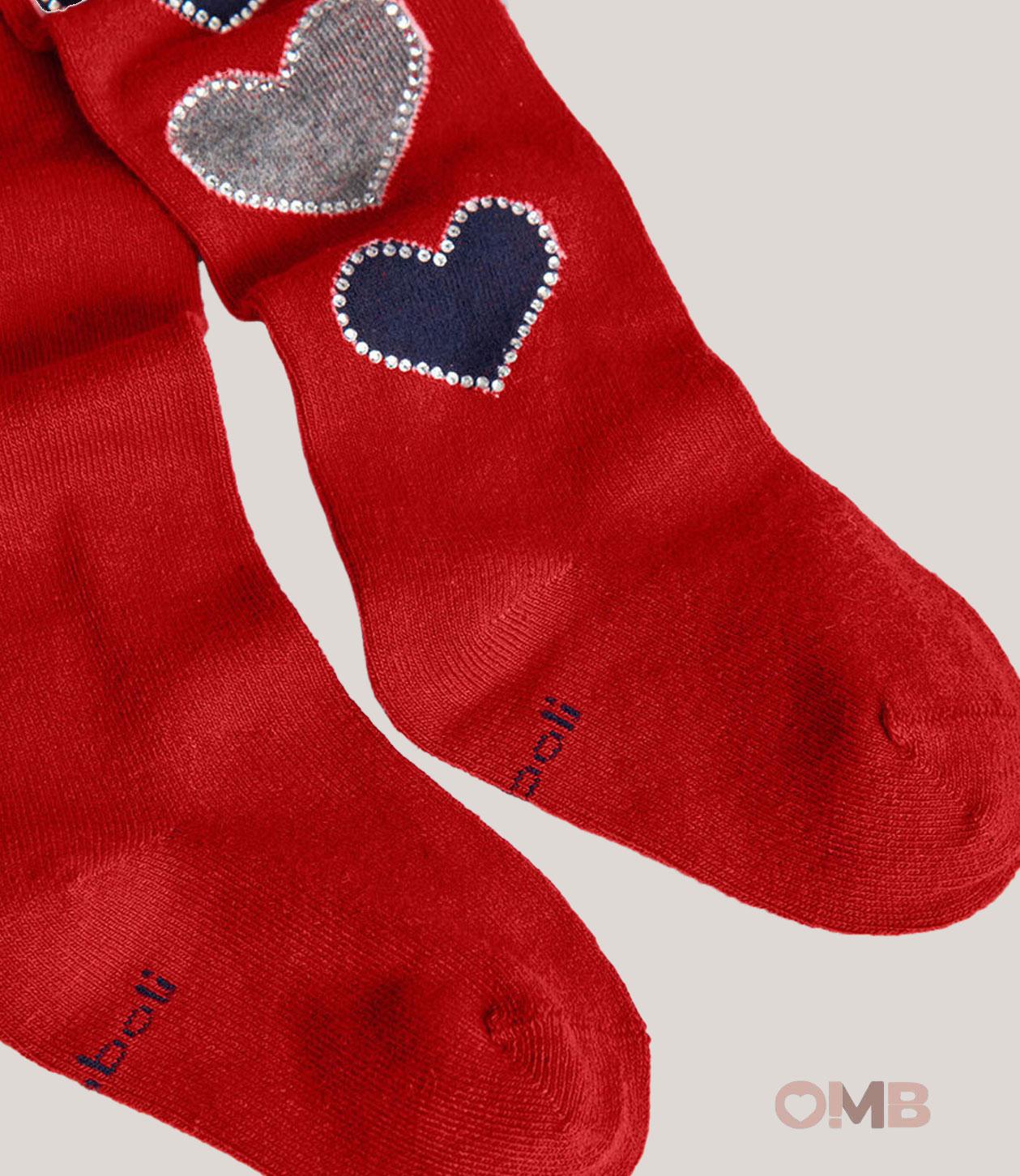 Calze BOBOLI bambina 705305 Rosse 705305 ROSSO BOBOLI 