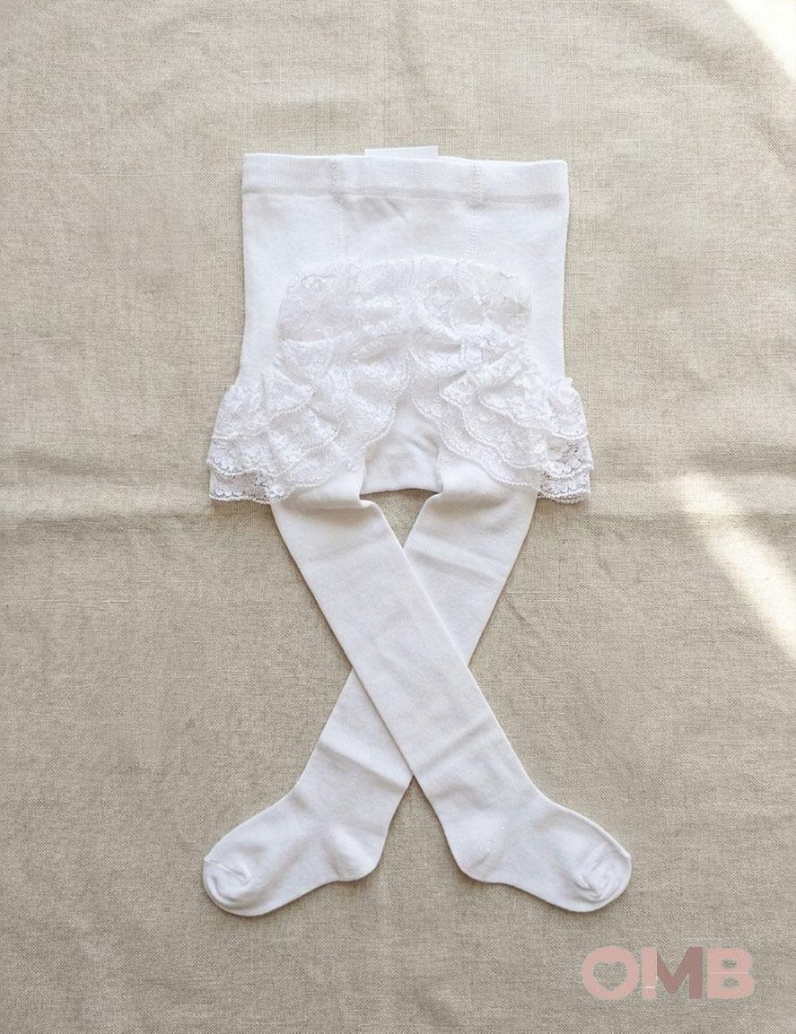 Collant neonata COCCODE C00865 Bianchi C00865 BIANCO COCCODE 