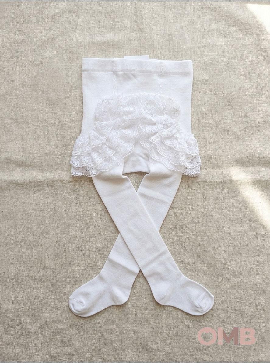 Collant neonata COCCODE C00865 Bianchi C00865 BIANCO COCCODE 