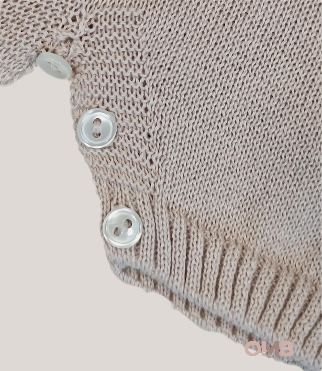 Tutina BABY LORD neonata 351 Sabbia<BR/> 351 SABBIA-ROSA BABY LORD 