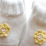 Set nascita neonata PRIMODI BEBE 36055CAPBAB Bianco 3605.5+CAP+BAB BIANCO/GIALLO PRIMODI BEBE 