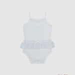 Body CALAMARO BABY neonata 19080 Bianca 19080 BIANCO CALAMARO BABY 