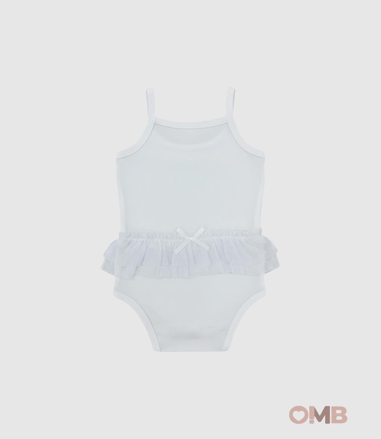 Body CALAMARO BABY neonata 19080 Bianca 19080 BIANCO CALAMARO BABY 