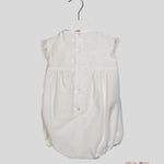 Pagliaccetto Neonata NISERET 5595 Bianco 5595 PANNA NISERET 