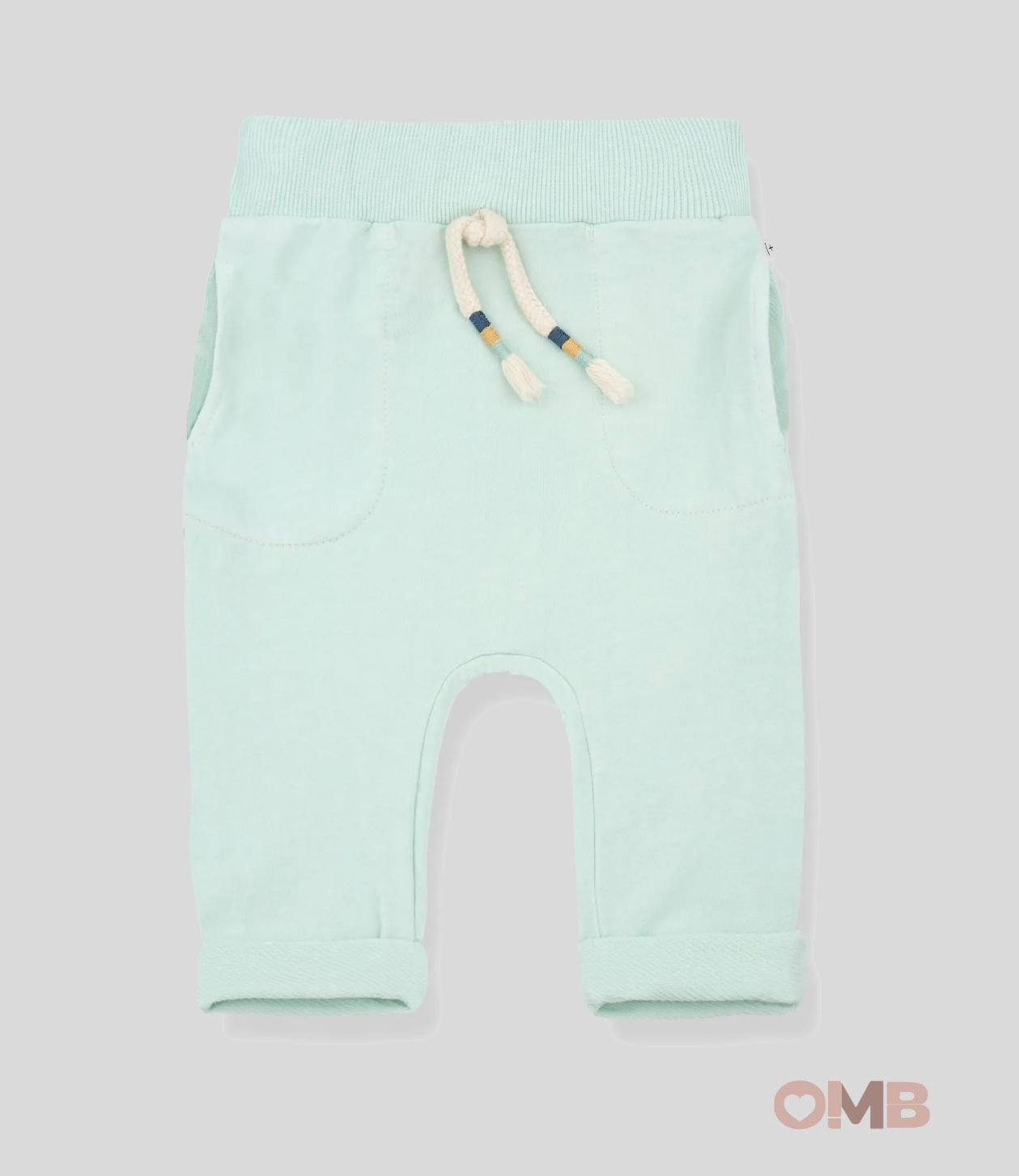 Pantalone Neonato 1+inthefamily Guren verde GUREN VERDE 1+INTHEFAMILY 