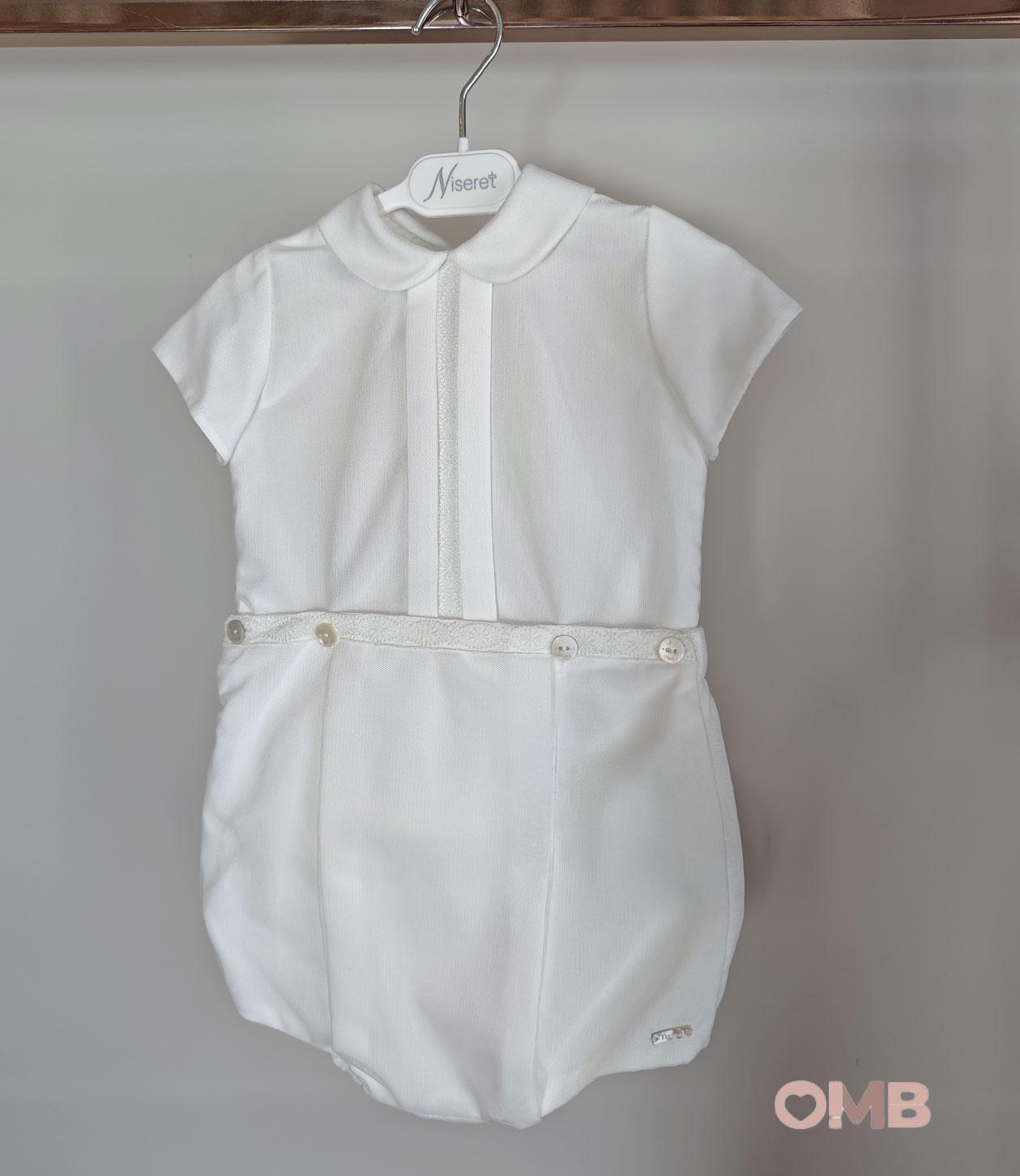 Completo neonato NISERET 5718 Panna<BR/> 5718 PANNA NISERET 