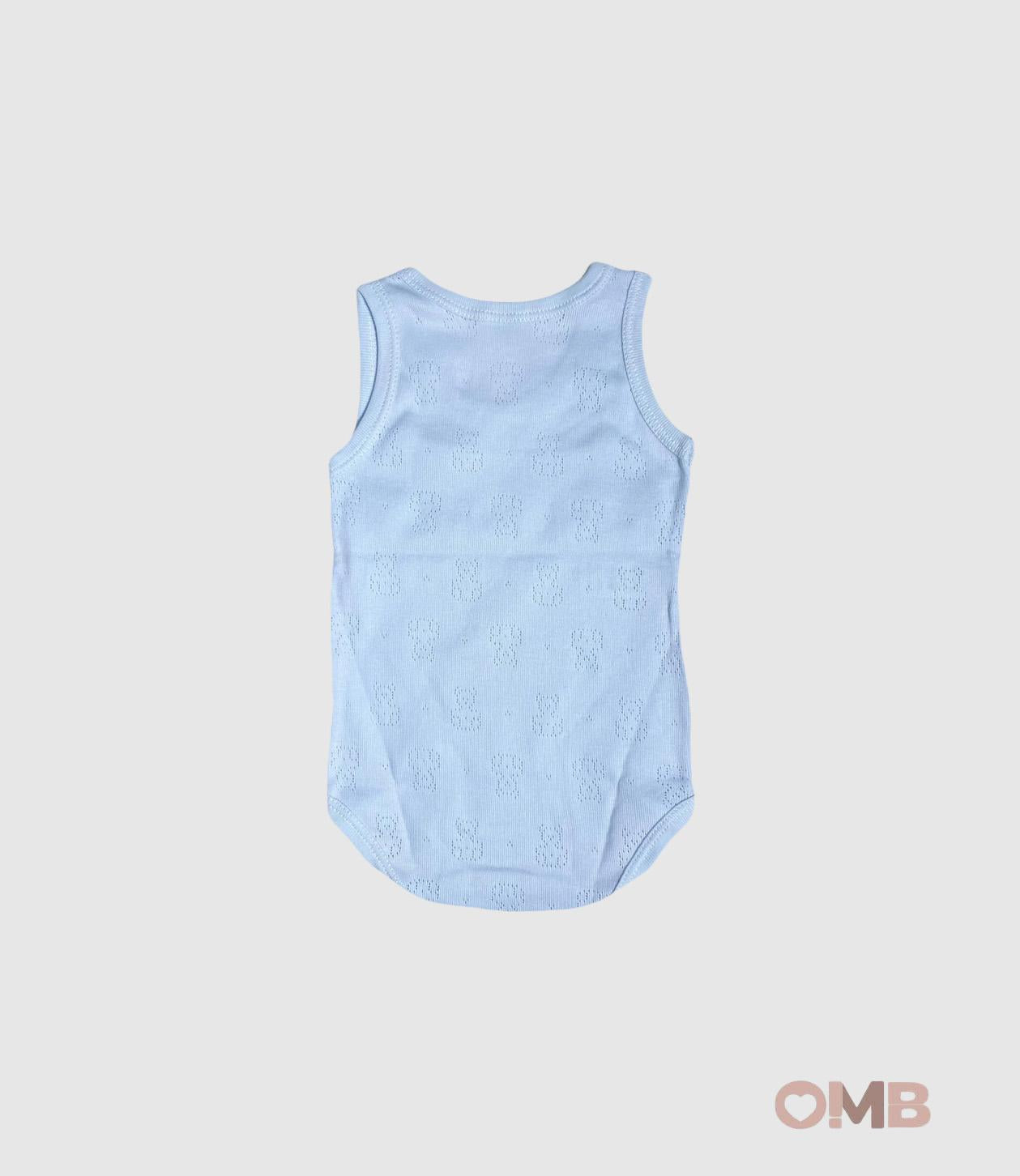 Body CALAMARO BABY neonato 01777 Celeste 01777 CELESTE CALAMARO BABY 