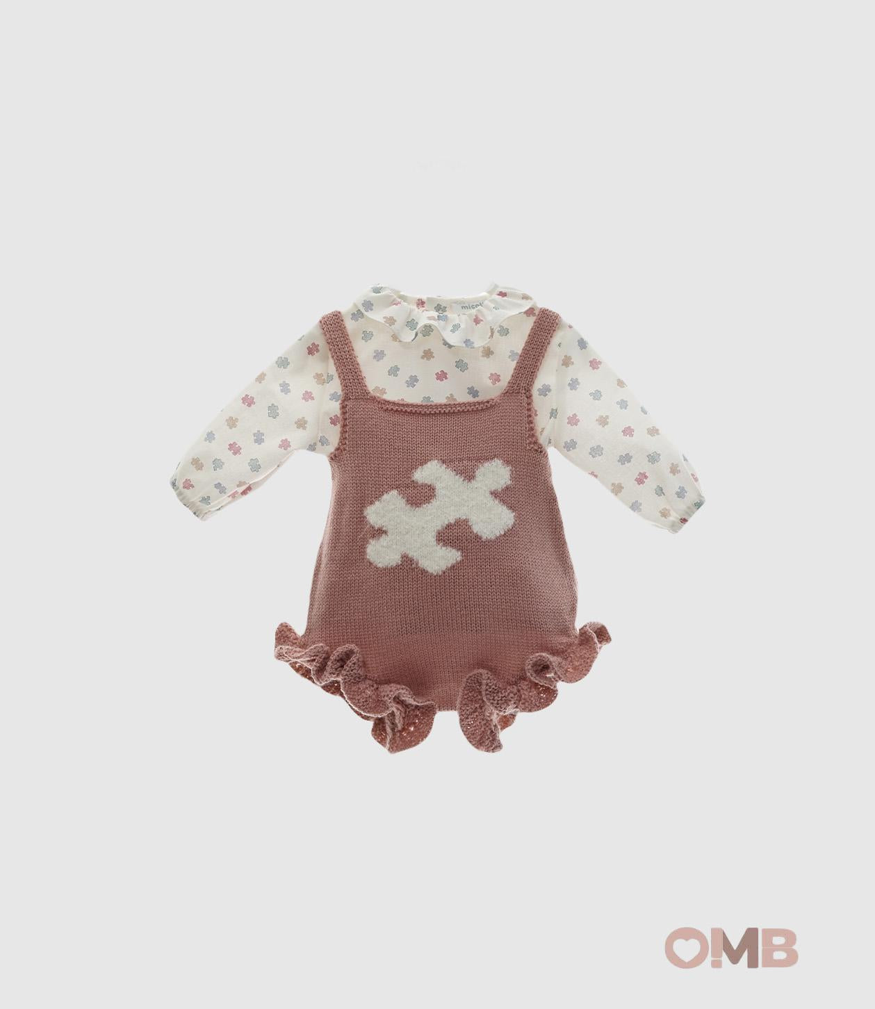 Completo MICOLINO neonata 3011 Pietra 3011 PIETRA MICOLINO 