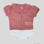 Body Neonata Calamaro Baby 19034 rosa<BR/> 19034 ROSA CALAMARO BABY 