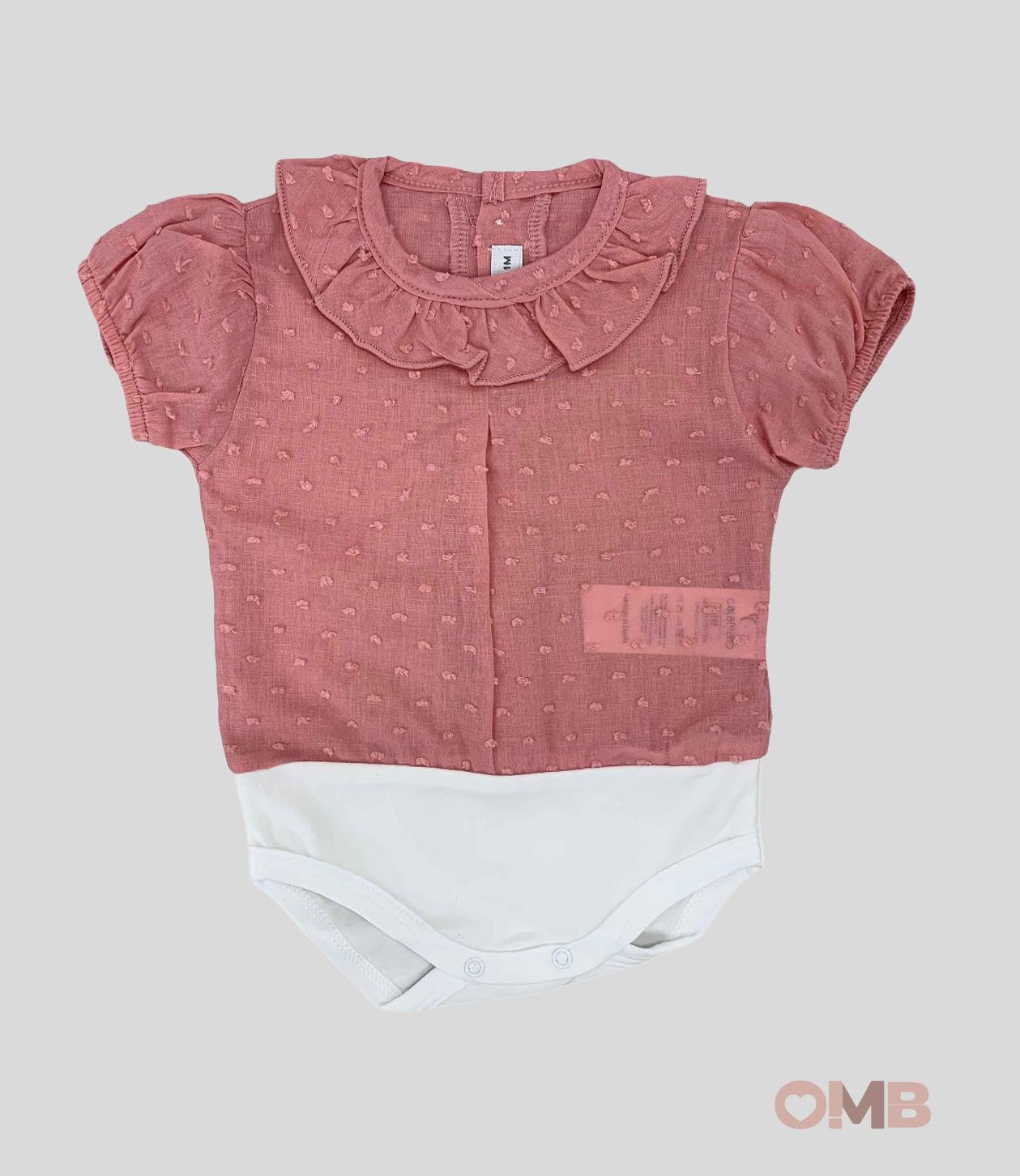 Body Neonata Calamaro Baby 19034 rosa<BR/> 19034 ROSA CALAMARO BABY 