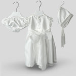 Abito Neonata NISERET 5585 Bianco 5585 PANNA NISERET 