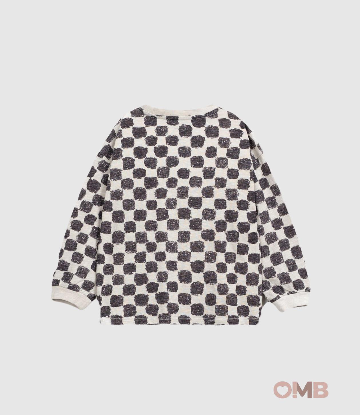 Maglia Play Up bambino 3AR11006 Grafite 3AR11006 QUADRI PLAY UP 