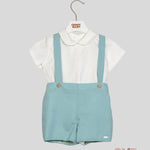 Completo Niseret neonato 5300 bianco 5300 TURCHESE NISERET 