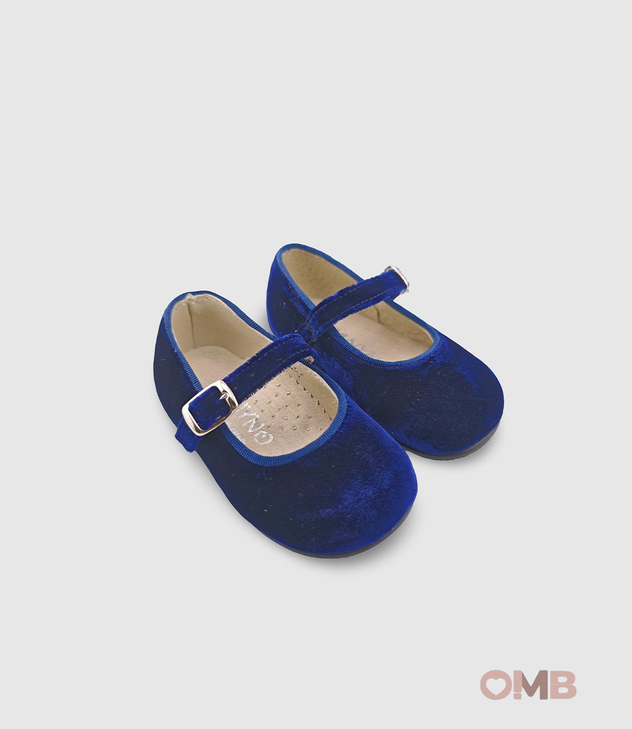 Bambolina PANYNO bambina B2601 Blu B2601 PIEL VELLUTO NAVY PANYNO 