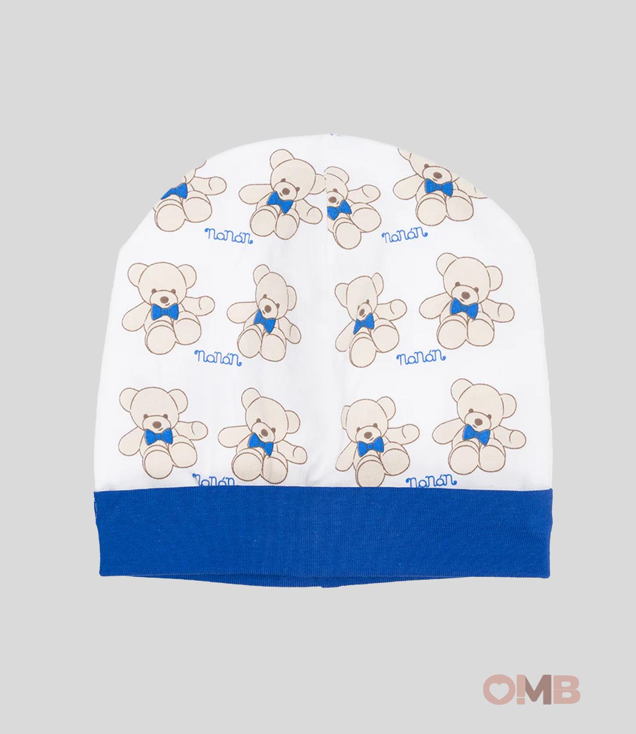 Cappello Neonato Nanan 135 blu 135 ORSETTI NANAN 