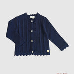 Cardigan MAGLIFICIO VERONA neonata 45446 Blu 45446 BLU MAGLIFICIO VERONA 