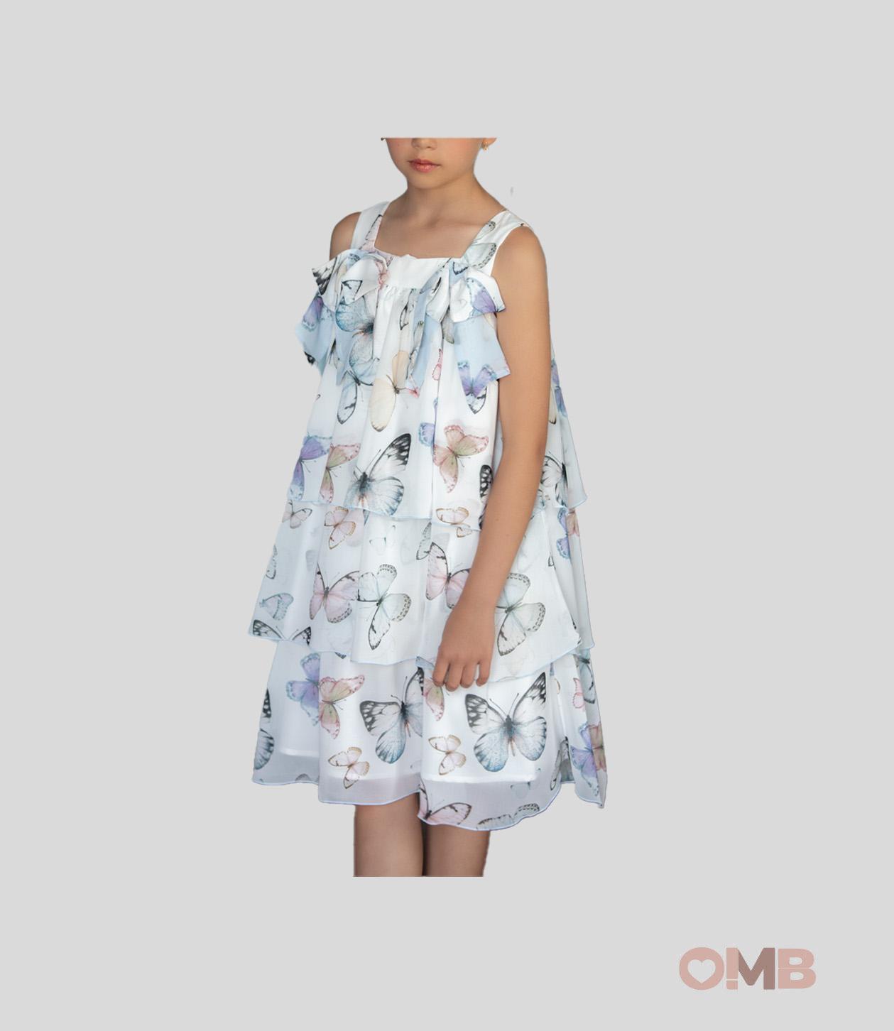 Abito bambina PATACHOU VET3633543. Bianco VET3633543. W0006 PATACHOU 