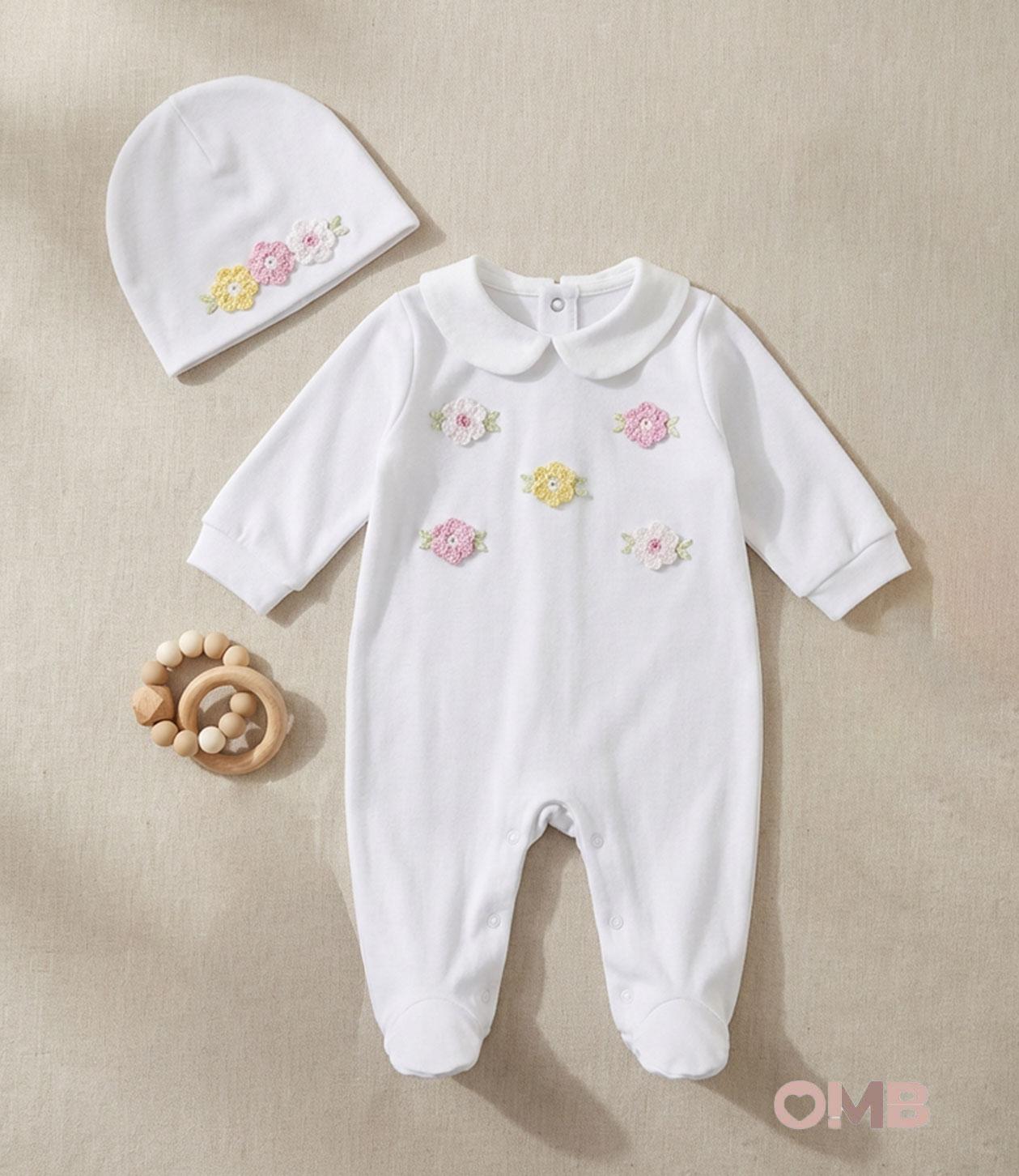 Set nascita neonata PRIMODI BEBE 136059 Bianco 13605-9 BIANCO PRIMODI BEBE 