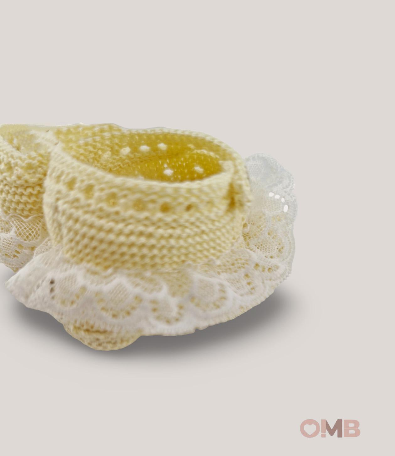 Babbucce neonata GRANLEI 227 Gialle<BR/> 227 GIALLO GRANLEI 