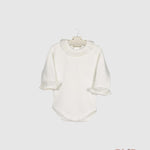 Body CALAMARO BABY neonata 18012 Panna 18012 PANNA CALAMARO BABY 