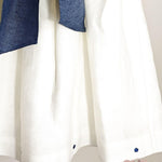 Abito bambina MIMU 0906 Blu 0906. DENIM/LINO MIMU 