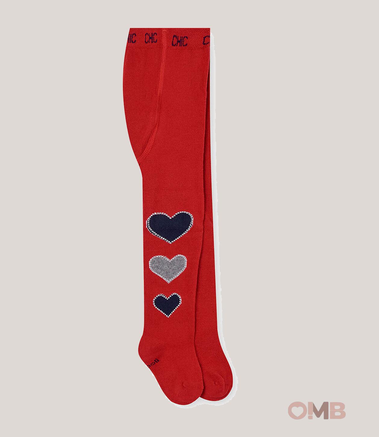Calze BOBOLI bambina 705305 Rosse 705305 ROSSO BOBOLI 
