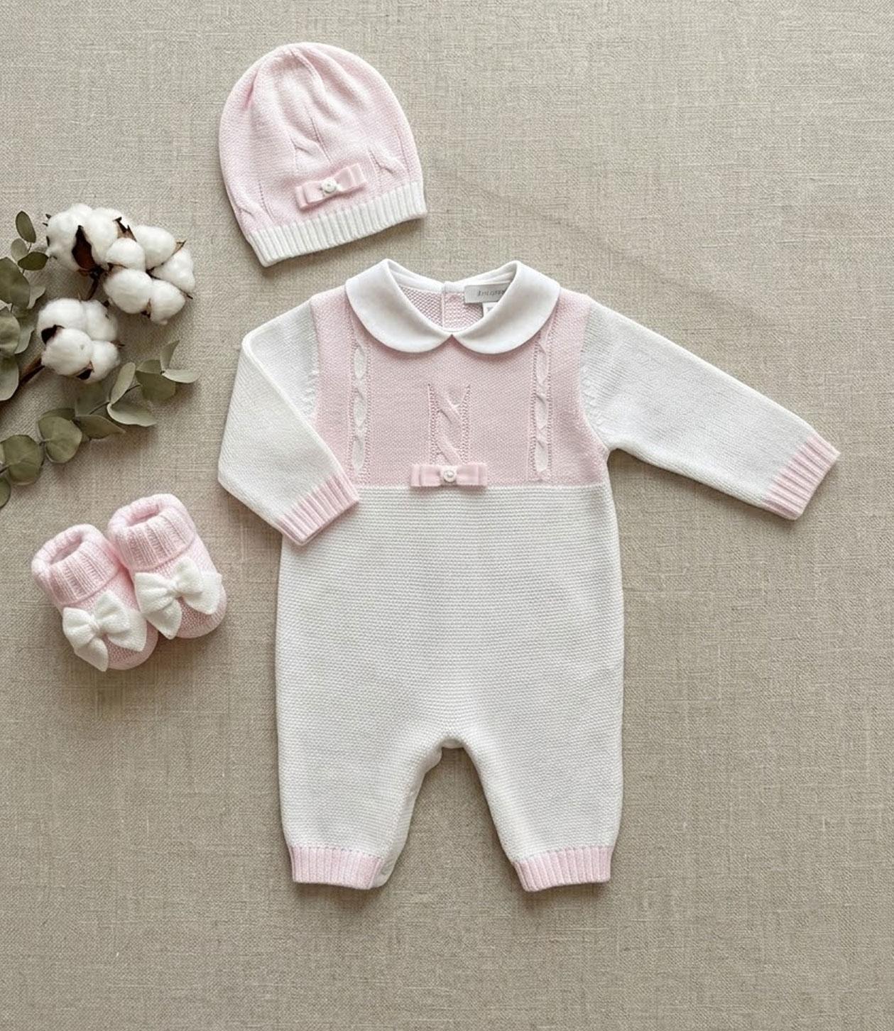 Set nascita neonata PRIMODI BEBE 3602910 Bianco/rosa 3602-9-10 BIANCO/ROSA PRIMODI BEBE 