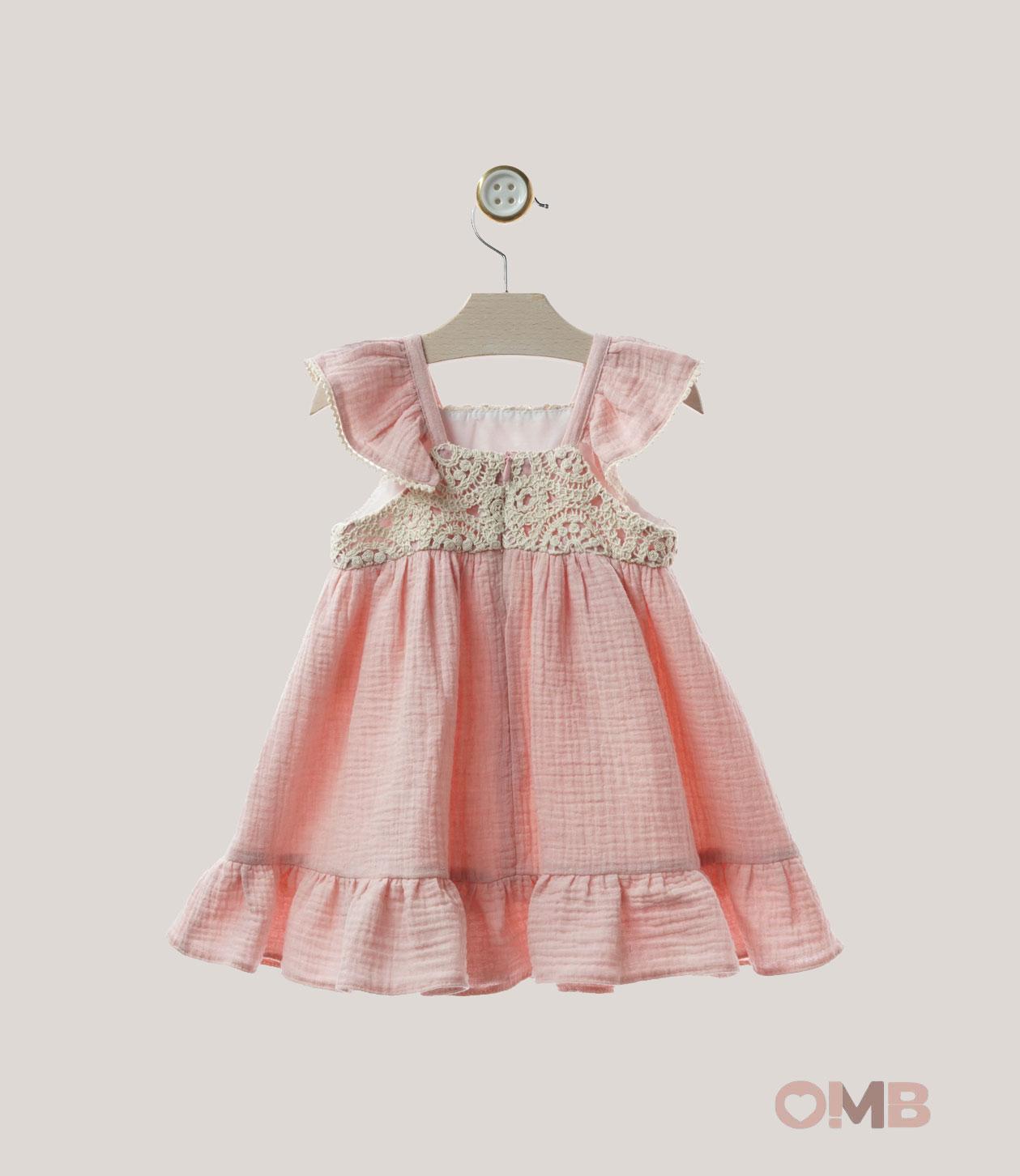 Abito Bambina Yoedu 0520 rosa 0520 ROSA YOEDU 