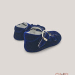 Ballerine bambina PANYNO A3303 Blu<BR/> A3303 VELLUTO PANYNO 