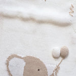 Coperta neonato PRIMODI BEBE 36041S Bianca 3604.1S BIANCO-SABBIA PRIMODI BEBE 