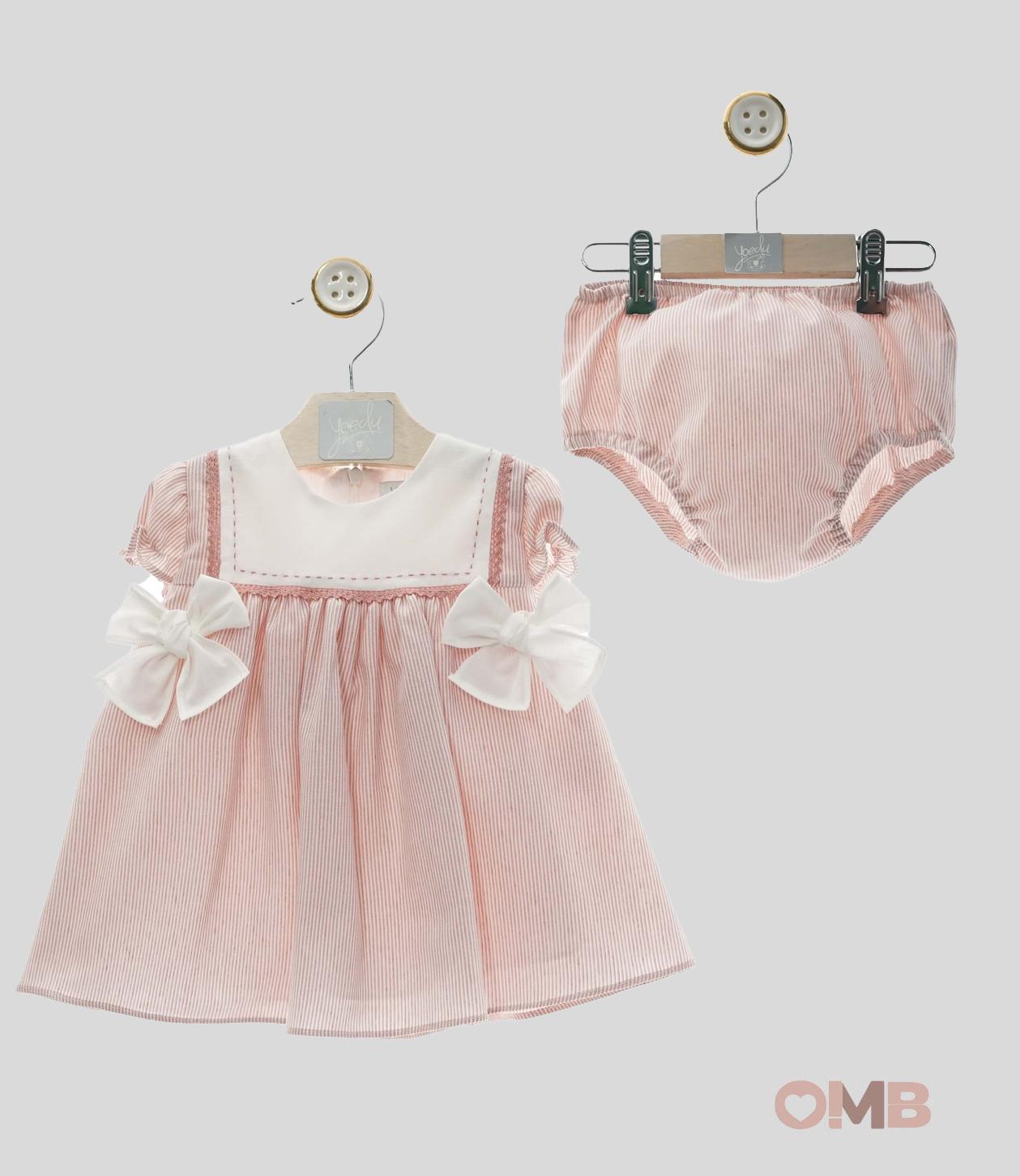 Abito Yoedu neonata 0332 rosa<BR/> 0332 ROSA YOEDU 