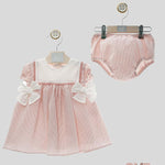 Abito Yoedu neonata 0332 rosa<BR/> 0332 ROSA YOEDU 