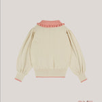Cardigan EMILE ET IDA bambina AD182AA Beige AD182AA BEIGE EMILE ET IDA 
