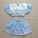Completo bambina BE FOR ALL CIGNOFENICOTTERO Azzurro<BR/> CIGNO-FENICOTTERO RIGA BE FOR ALL 