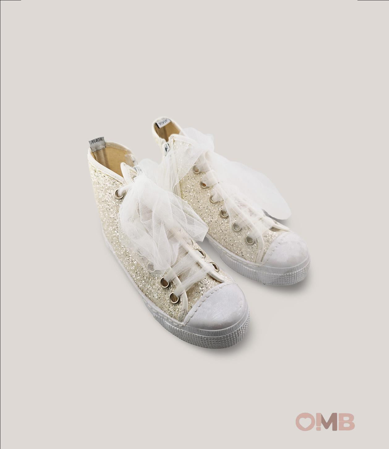 Sneakers bambina MAGIL GLITTER BIANCO GLITTER BIANCO BIANCO MAGIL 