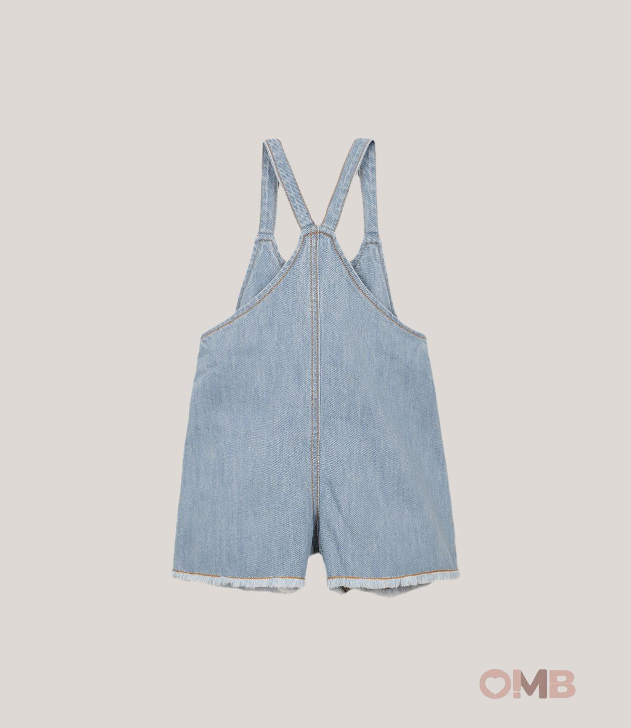 Salopette bambina PLAY UP 4AS11504 Denim 4AS11504 DENIM PLAY UP 