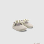Scarpe culla PANYNO neonata A3407 vanilla A3407 PIEL SETA VAINILLA PANYNO 
