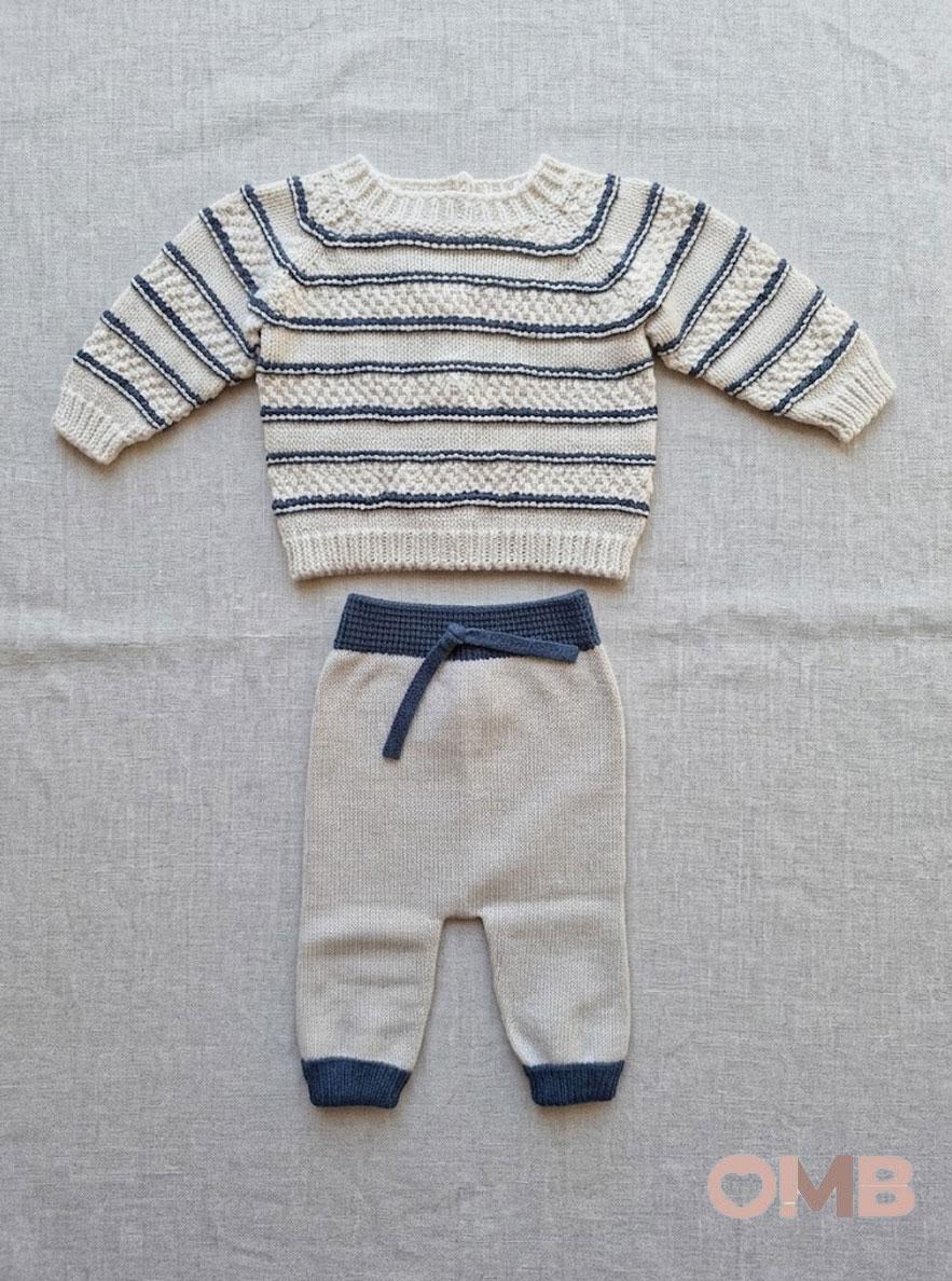 Completo neonata LI & ME 67436745 Verde 6743-6745 PANNA-BLU LI & ME 