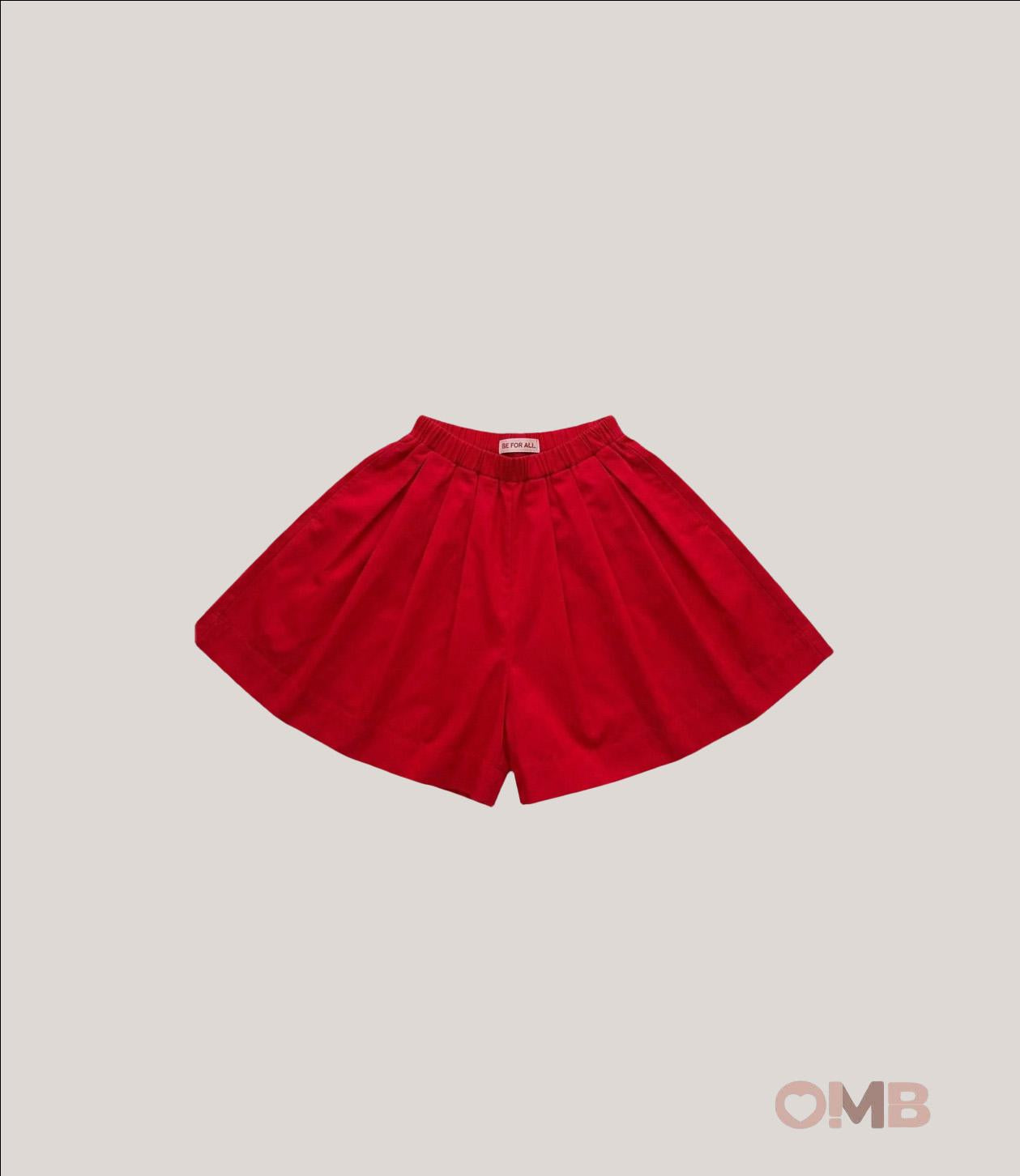 Bermuda bambina BE FOR ALL BECCAFICCO Rosso<BR/> BECCAFICCO. ROSSO BE FOR ALL 