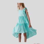 Abito Bambina MAGIL DN20124 Azzurro<BR/> DN20124 TIFFANY MAGIL 