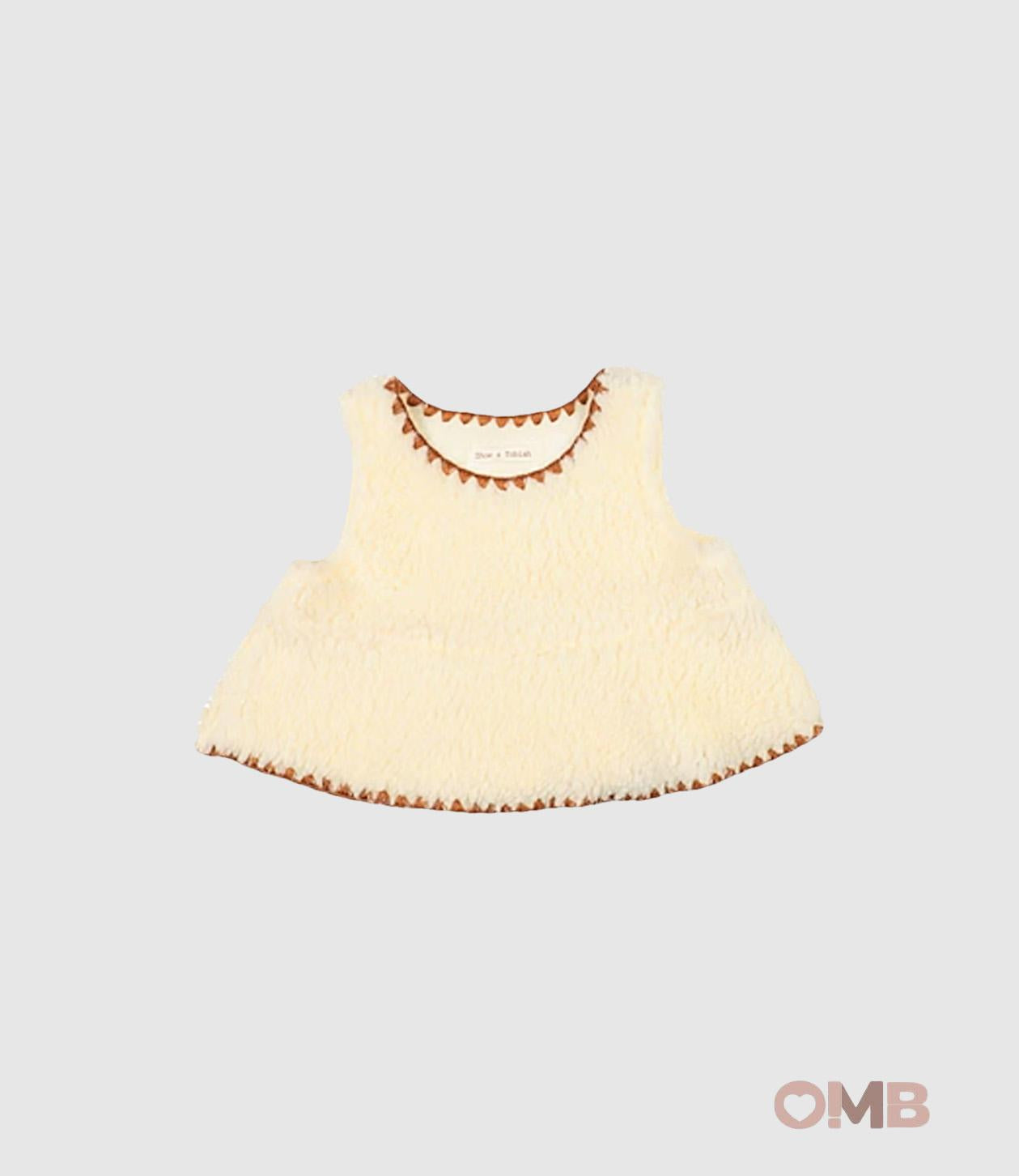 Gilet ZHOE & TOBIAH bambina BEE5 Naturale BEE5 NATURALE ZHOE & TOBIAH 