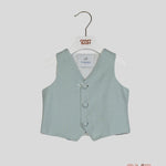 Gilet neonato Ambaraba 39073 verde salvia 39073 VERDE AMBARABA' 