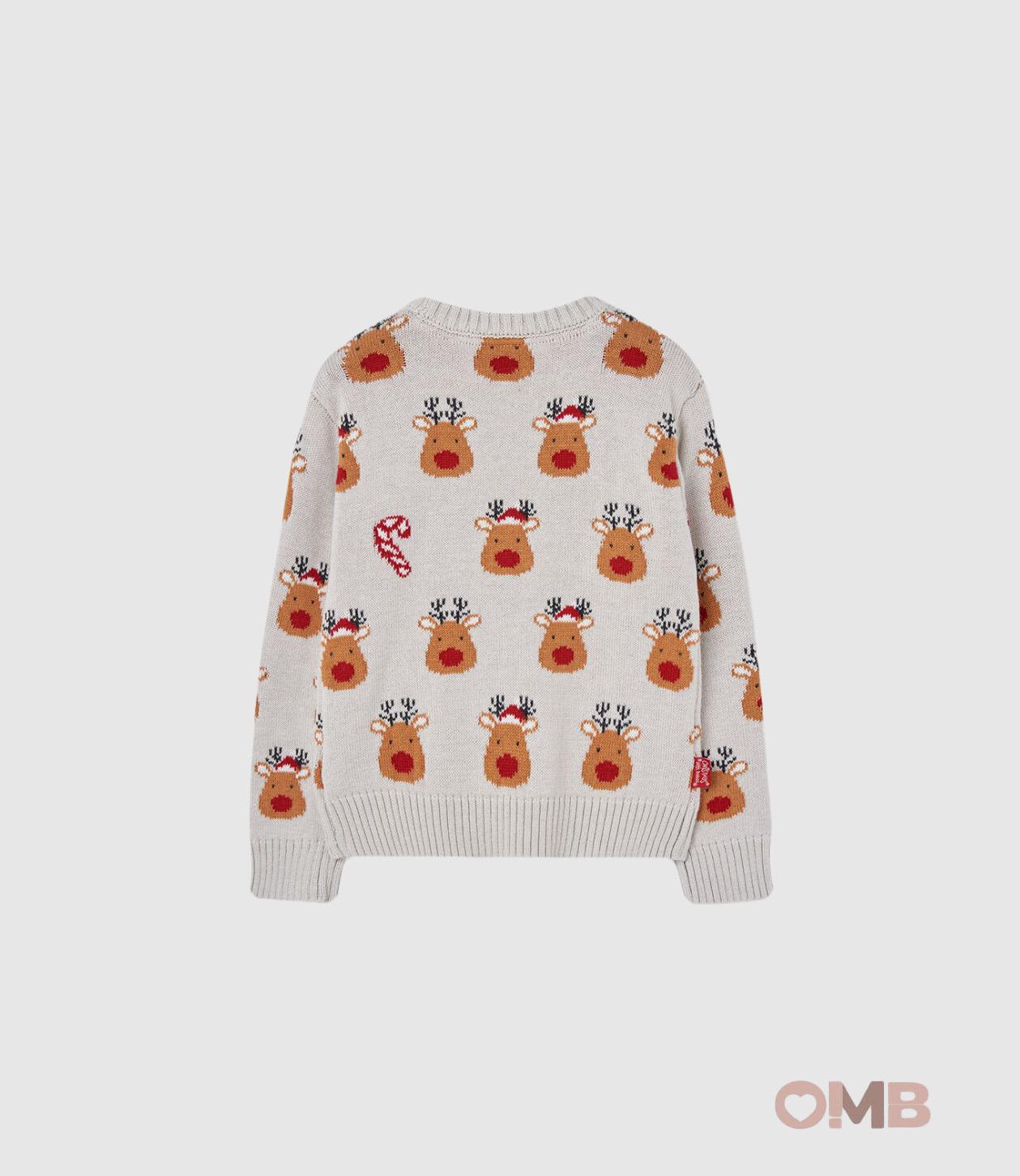 Maglione Boboli bambino 962030 Grigio 962030 RENNA BOBOLI 