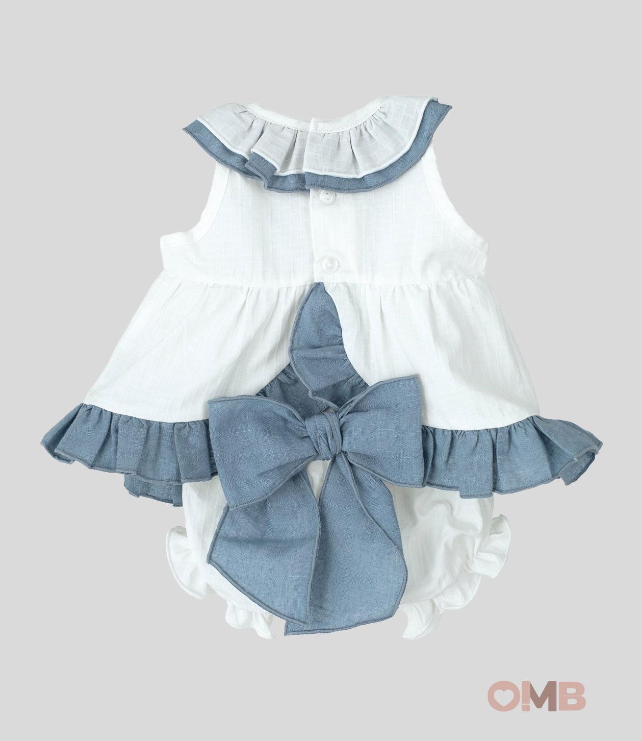 Completo neonata Calamaro baby 22084 bianco 22084 AZZURRO CALAMARO BABY 