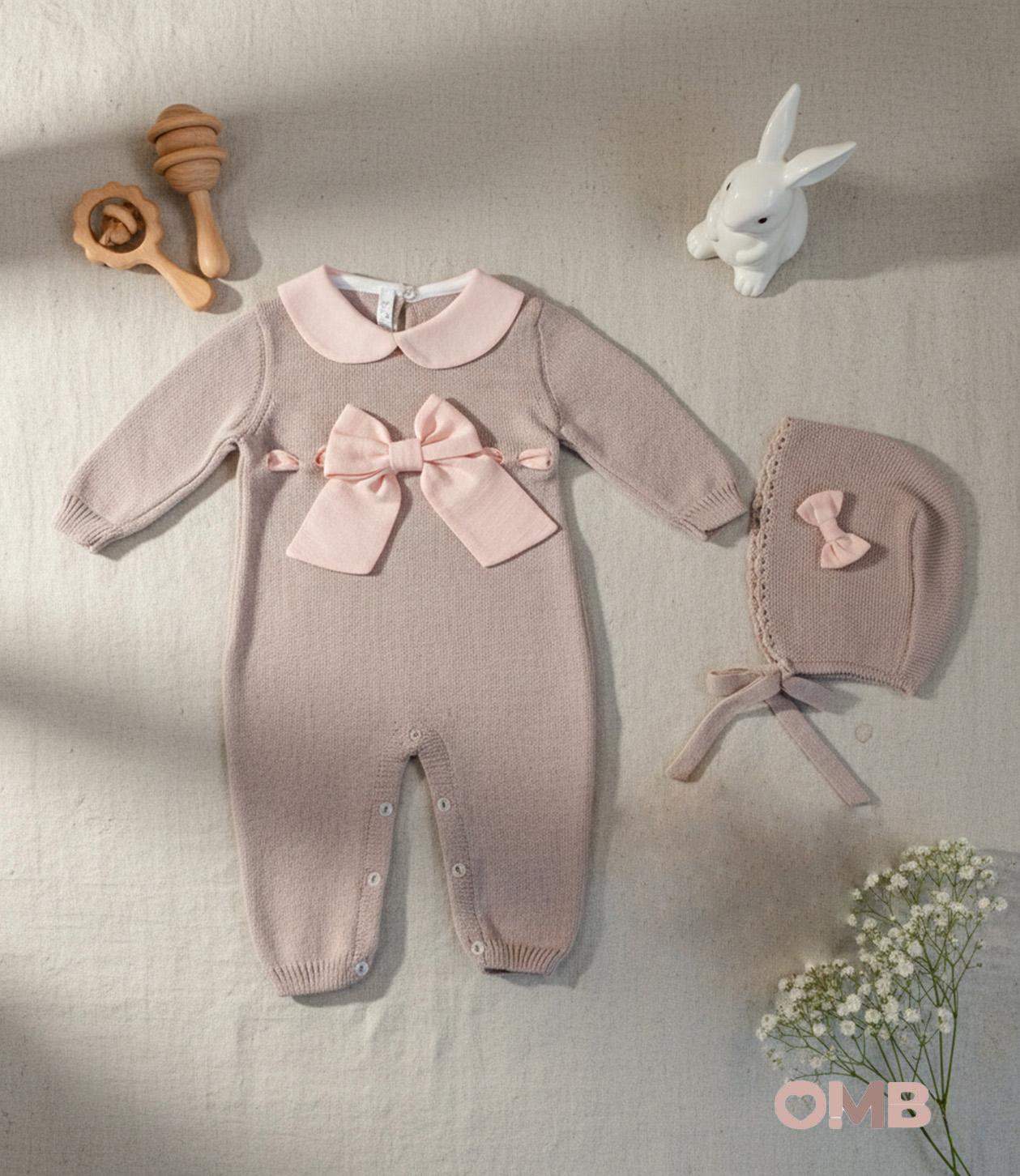 Set nascita BABY LORD neonata 352 687 Sabbia 352-687 SABBIA-ROSA BABY LORD 
