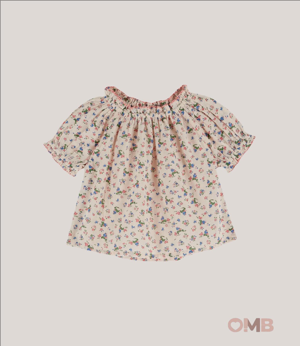 Blusa EMILE ET IDA neonata AD0229AA Panna AD0229AA PANNA EMILE ET IDA 