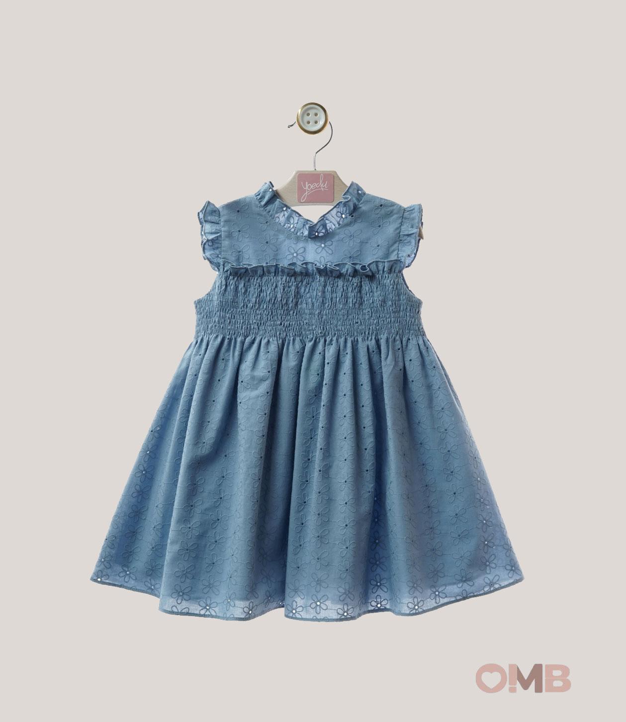 Abito Bambina Yoedu 0519 turchese 0519 AZZURRO YOEDU 